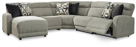 Colleyville 5-Piece Power Reclining Sectional with Chaise Wilson Furniture (OH)  in Bridgeport, Ohio. Serving Bridgeport, Yorkville, Bellaire, & Avondale
