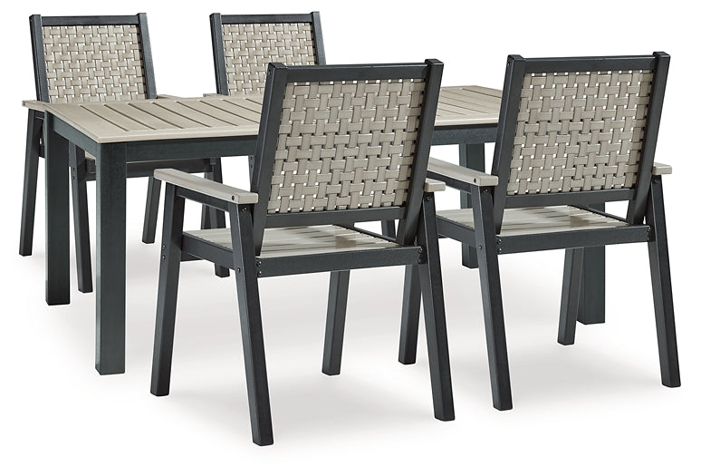 Mount Valley Outdoor Dining Table and 4 Chairs Wilson Furniture (OH)  in Bridgeport, Ohio. Serving Bridgeport, Yorkville, Bellaire, & Avondale