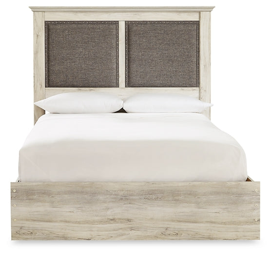 Cambeck Queen Upholstered Panel Bed with Mirrored Dresser, Chest and Nightstand Wilson Furniture (OH)  in Bridgeport, Ohio. Serving Bridgeport, Yorkville, Bellaire, & Avondale