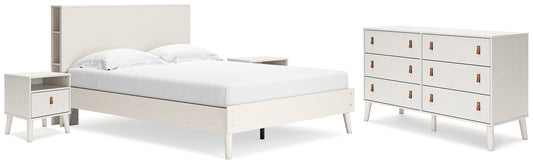Ashley Express - Aprilyn Queen Bookcase Bed with Dresser and 2 Nightstands