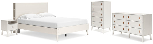 Ashley Express - Aprilyn Queen Bookcase Bed with Dresser, Chest and Nightstand
